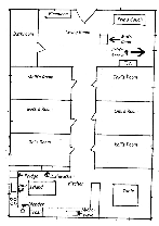 The layout of the apartment